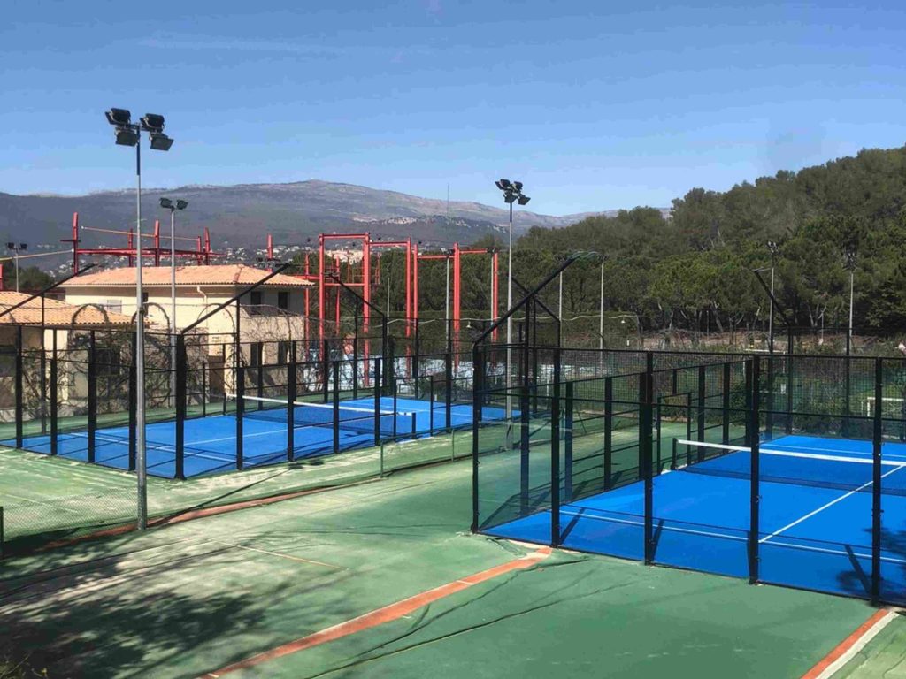 installation de terains de Padel - Club Med Opio