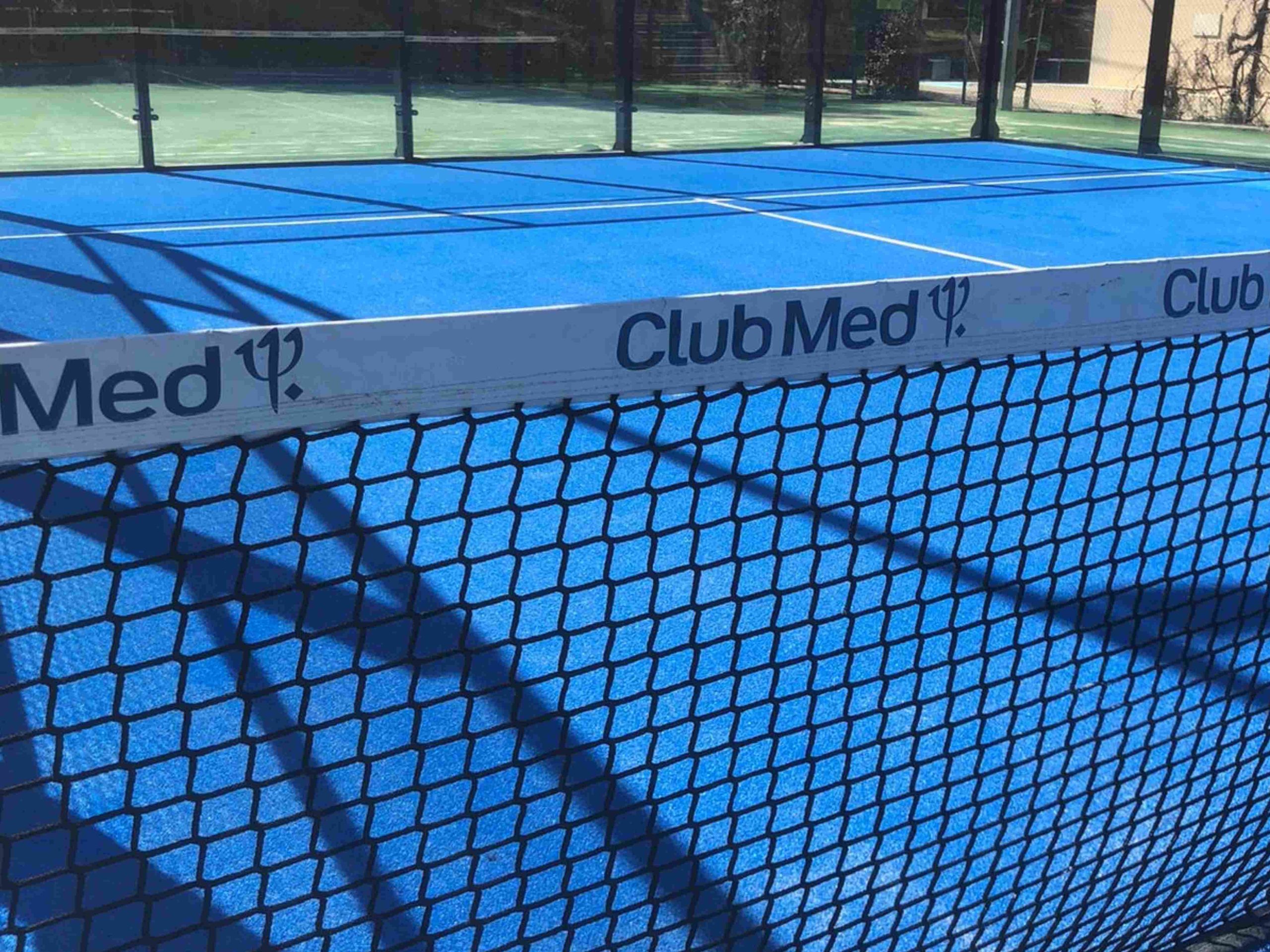 installation of Padel courts - Club Med Opio