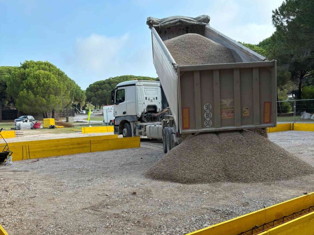 Dalle Padel Dalle béton pour terrain de Padel